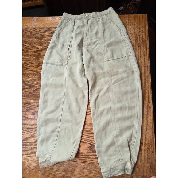MOTHER The Patch Pocket Chute Flood Pants Size 26 - Picture 2 of 6